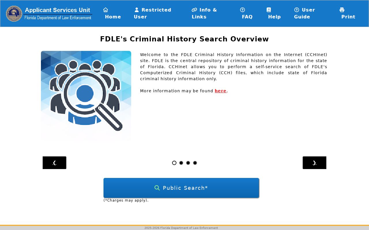 Lafayette County criminal history FDLE Instant Search